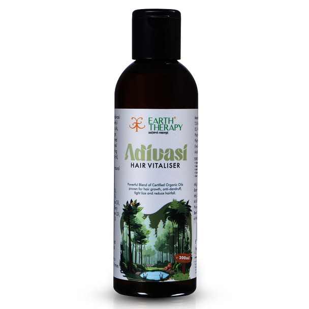 Earth Organic - Amla Hair Oil - Intensive Hair Growth Therapy|3.52Oz|0.22lbs
