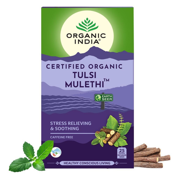 Organic India Tulsi Mulethi|1.584Oz|0.099lbs