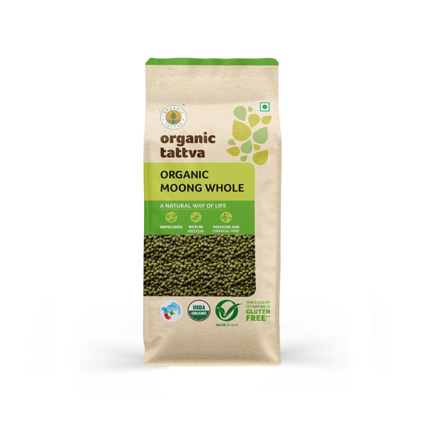 Organic Tattva Moong Dal Whole|35.2Oz|2.2lbs