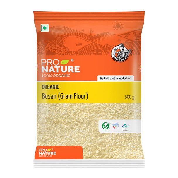 Pro Nature Organic 100% Organic Besan|17.6Oz|1.1lbs