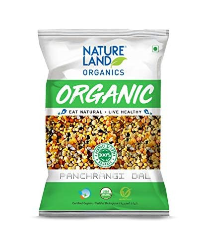 Natureland Organics Panchrangi Dal / Mix Dal|35.2Oz|2.2lbs