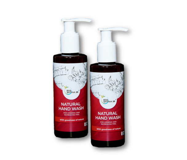 EcoSattva 3R Natural Chemical-Free Herbal Soap Nut Extract Citrus Fragrance Organic Ecofriendly Hand Wash|14.08Oz|0.88lbs