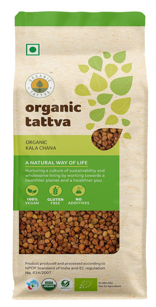 Organic Tattva, Organic Kala (Black) Chana|35.2Oz|2.2lbs