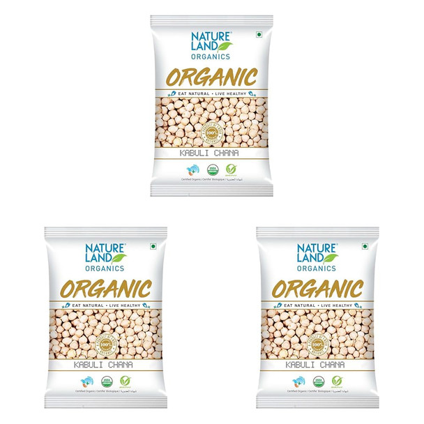 Natureland Organics Kabuli Chana|105.6Oz|6.6lbs