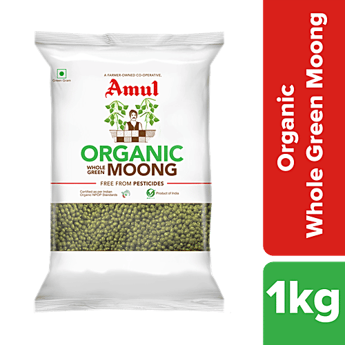 Organic Whole Green Moong Dal|35.2Oz|2.2lbs