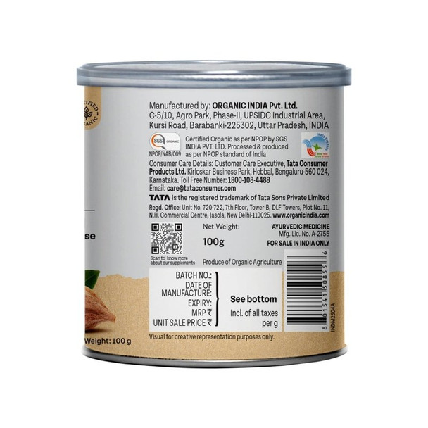 Organic India Triphala Powder|3.52Oz|0.22lbs