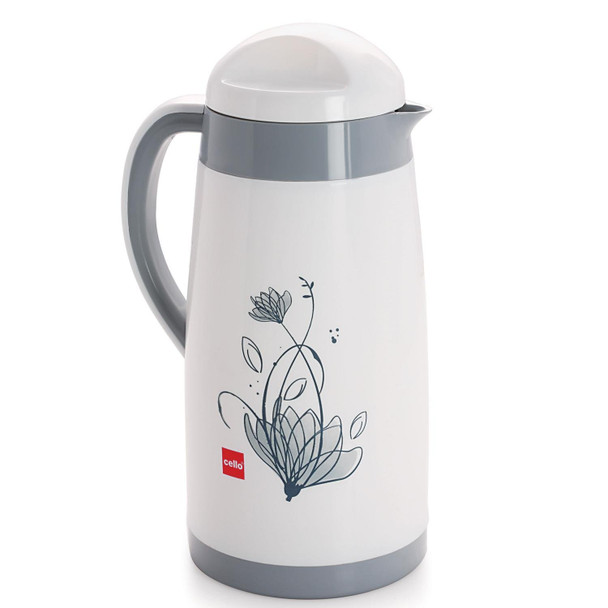Cello Neptune Tuff Jug, White, Plastic | 1.5 Litres | 50.72 fl oz [Fit Tuber Recs]