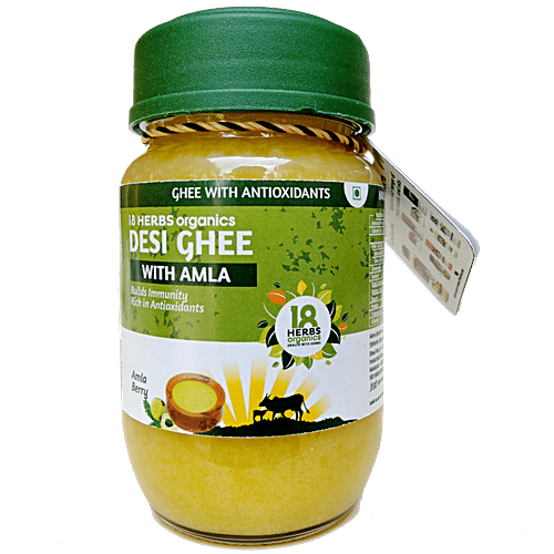 18 Herbs Organics Desi Ghee/Tuppa with Amla|200 ml