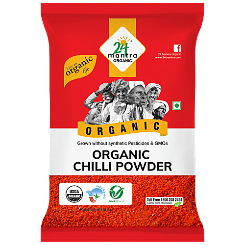24 Mantra Organic Chilli Powder|200 g
