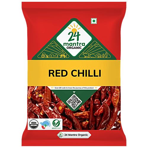 24 Mantra Organic Red Chilli|100 g