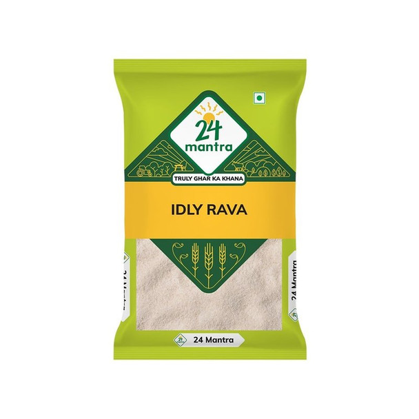 24 Mantra Organic Idly Rava/Sooji|500 g