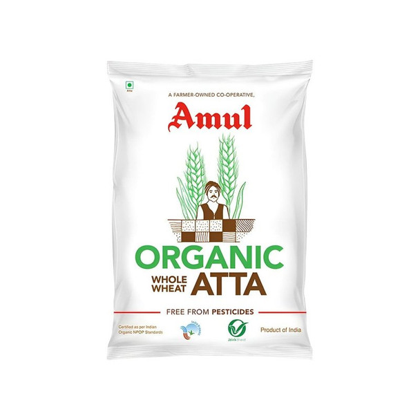 Amul Organic Atta (Whole Wheat)|5 kg