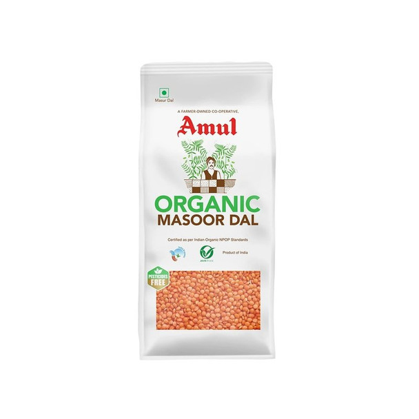 Amul Organic Masoor Dal|1 kg