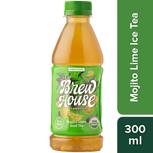 Brewhouse Tea Brewing Co. Organic Mojito Lime Ice Tea|300 ml