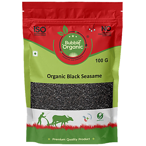 Bubble Organic Black Sesame Seed - Premium|100 g