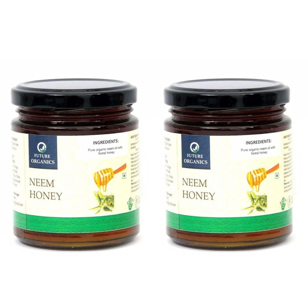 Future Organics Pure Neem Honey - 250 G Each (Pack of 2)