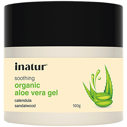 Inatur Soothing Organic Aloe Vera Gel|100 g