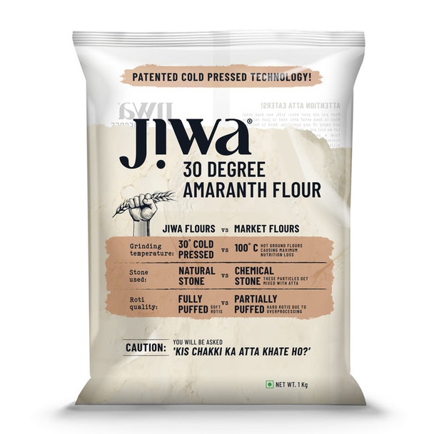 Jiwa Amaranth Flour/Rajgira Atta - 100% Natural & Gluten Free|1 kg
