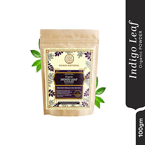 Khadi Natural Indigo Leaf Organic Powder - Prevents Scalp Infection|100 g