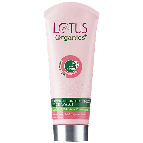 Lotus Organics+ Precious Brightening Face Wash|100 ml