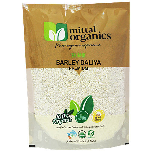Mittal Organics Barley Daliya Premium|500g