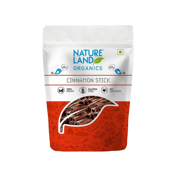 Natureland Organics - Organic Cinnamon Whole (Dalchini)|75 g