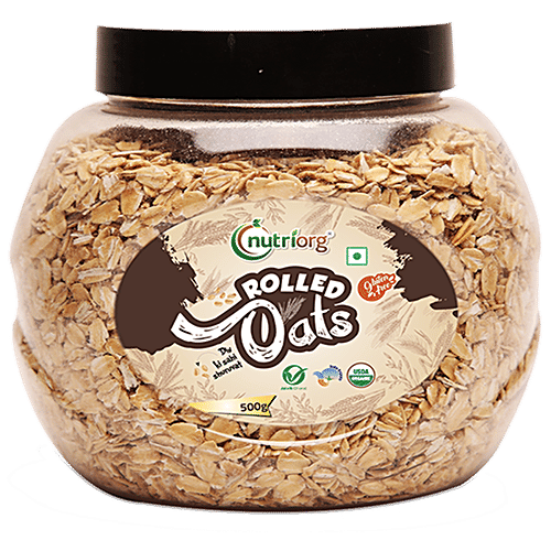 Nutriorg Certified Organic Rolled Oats|500 g