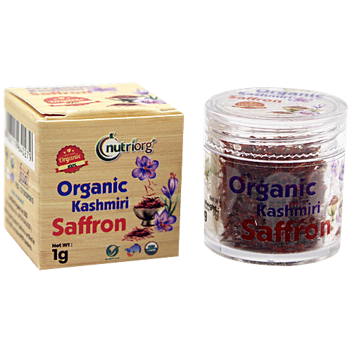 Nutriorg Kashmiri Saffron - Certified Organic|1 g