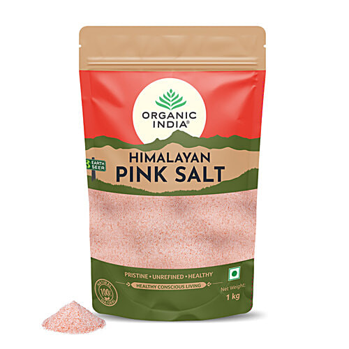 Organic India Himalayan Pink Rock Salt Powder|1 kg