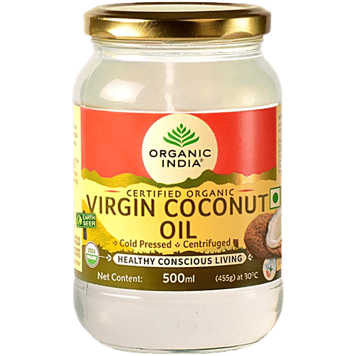 Organic India Virgin Coconut Oil - Cold Pressed|500 ml