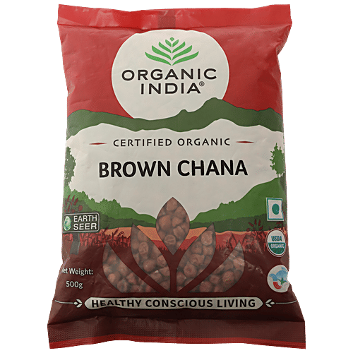 Organic India Brown Chana - Rich In Vitamins & Minerals|500 g