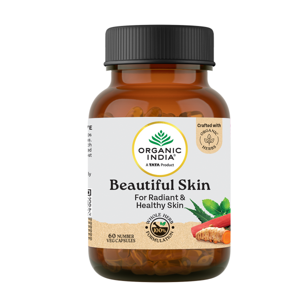 Organic India Beautiful Skin Capsules|60 caps