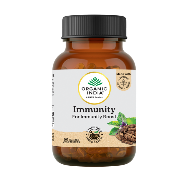 Organic India Immunity Capsules|60 caps