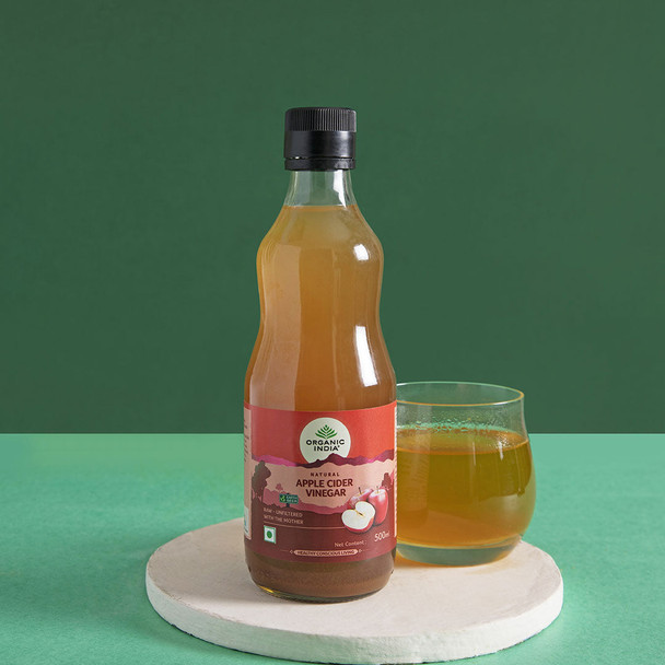 Organic India Apple Cider Vinegar|500 vinegar-500mls