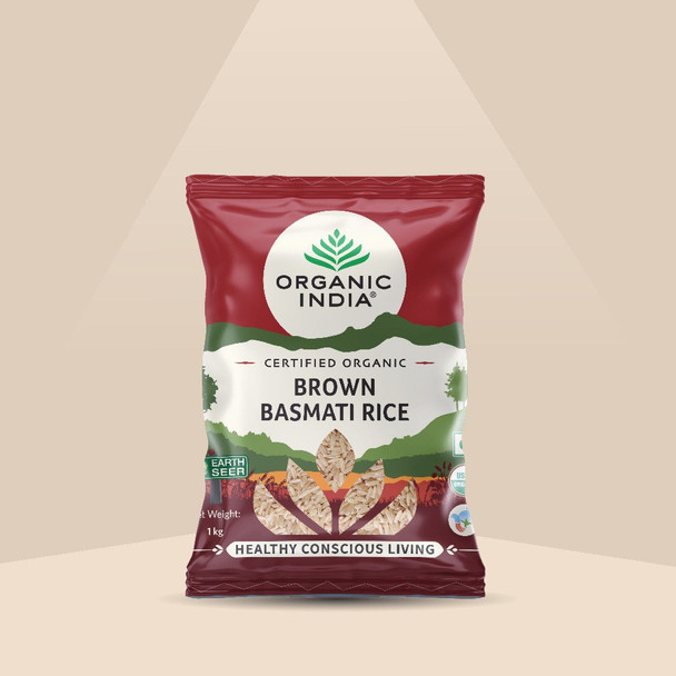 Organic India Brown Basmati Rice 1 Kg