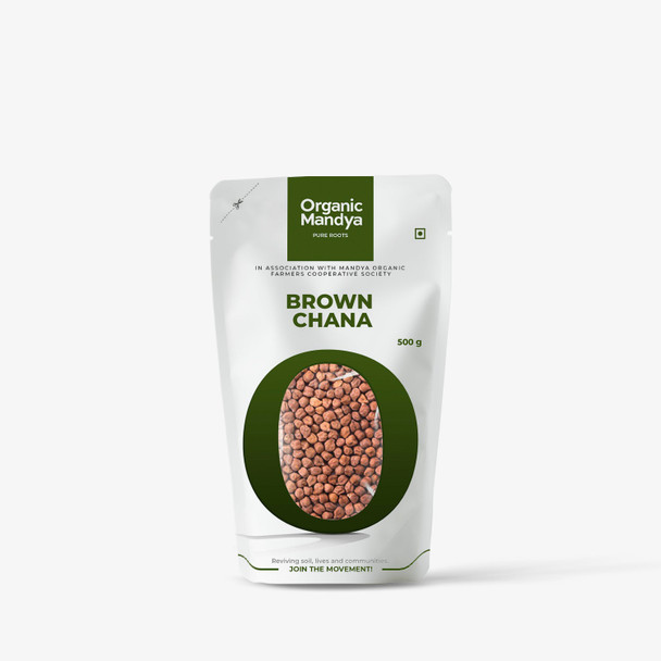 Organic Mandya Organic Brown Chana|500g