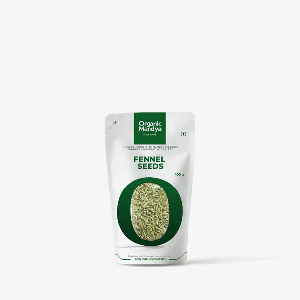 Organic Mandya Organic Fennel Seeds(Saunf)|100g