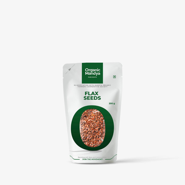 Organic Mandya Organic Flax seeds|200g