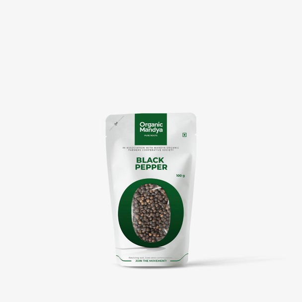 Organic Mandya Organic Black Pepper|100g