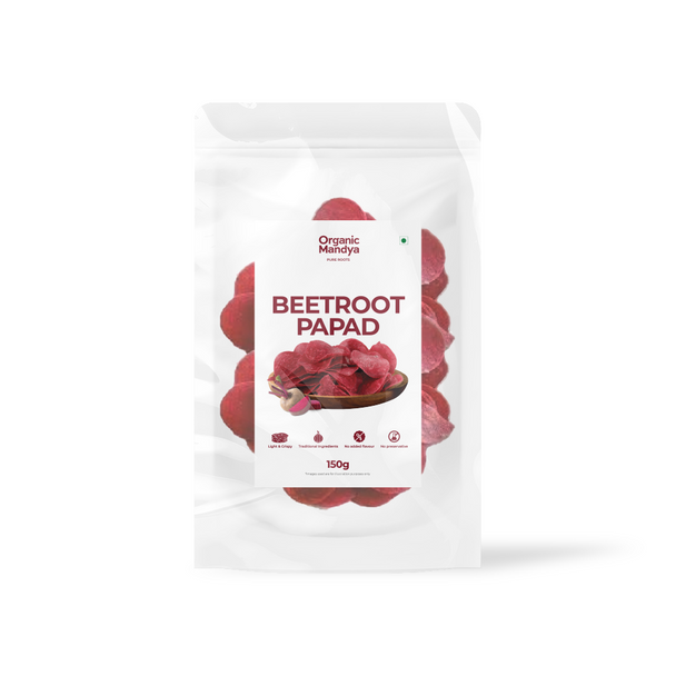 Organic Mandya Beetroot Papad|150g
