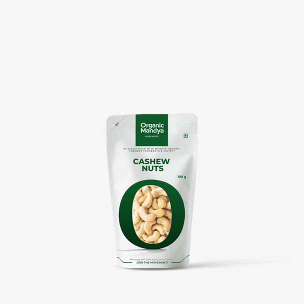 Organic Mandya Cashew Nuts|100g