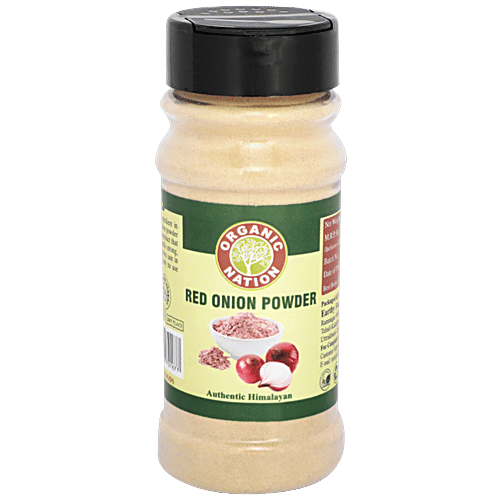Organic Nation Seasoning - Red Onion Powder|125 g Bottle