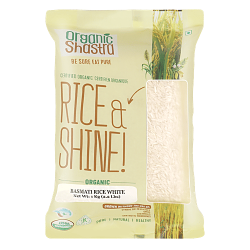 Organic Shastra Basmati Rice White|1 kg
