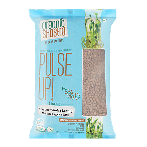 Organic Shastra Masoor Dal Whole|1 kg