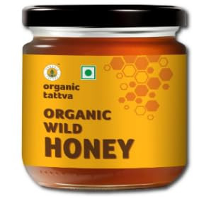 Organic Tattva Wild Raw Honey, 250g, Unprocessed and Natural