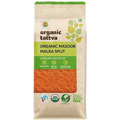 Organic Tattva Organic Masoor Dal Split|500 g