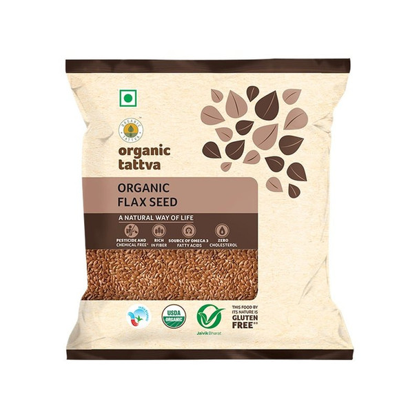 Organic Tattva Organic Flax Seeds|100 g