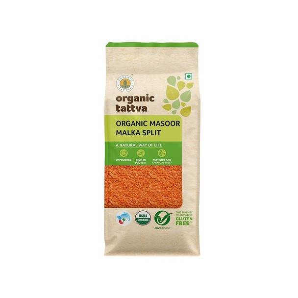 Organic Tattva Organic Masoor Dal Malka Split|1 kg