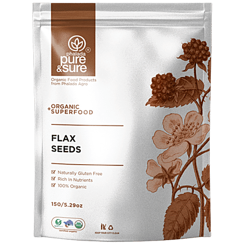 Phalada Pure & Sure Organic - Flax Seeds|150 g