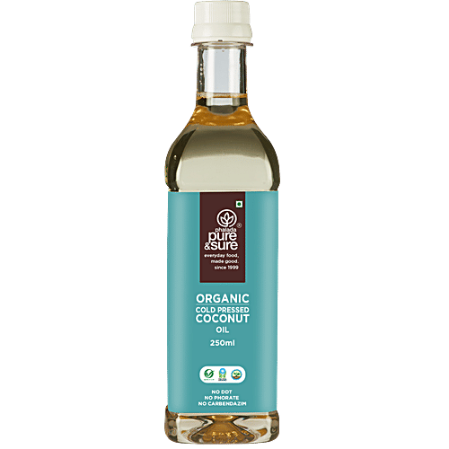 Phalada Pure & Sure Organic - Coconut Oil Cold Pressed|250 ml